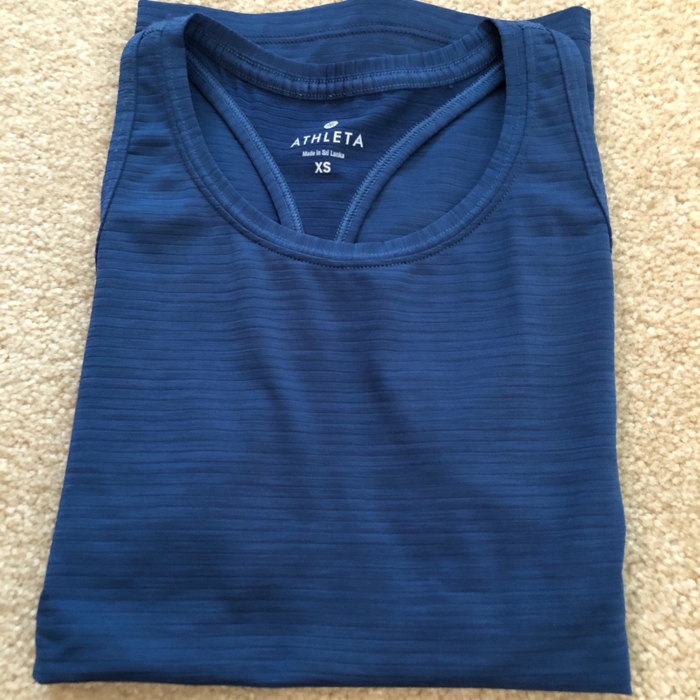 Athleta Razorback tank In lagoon blue - Picture 2 of 2